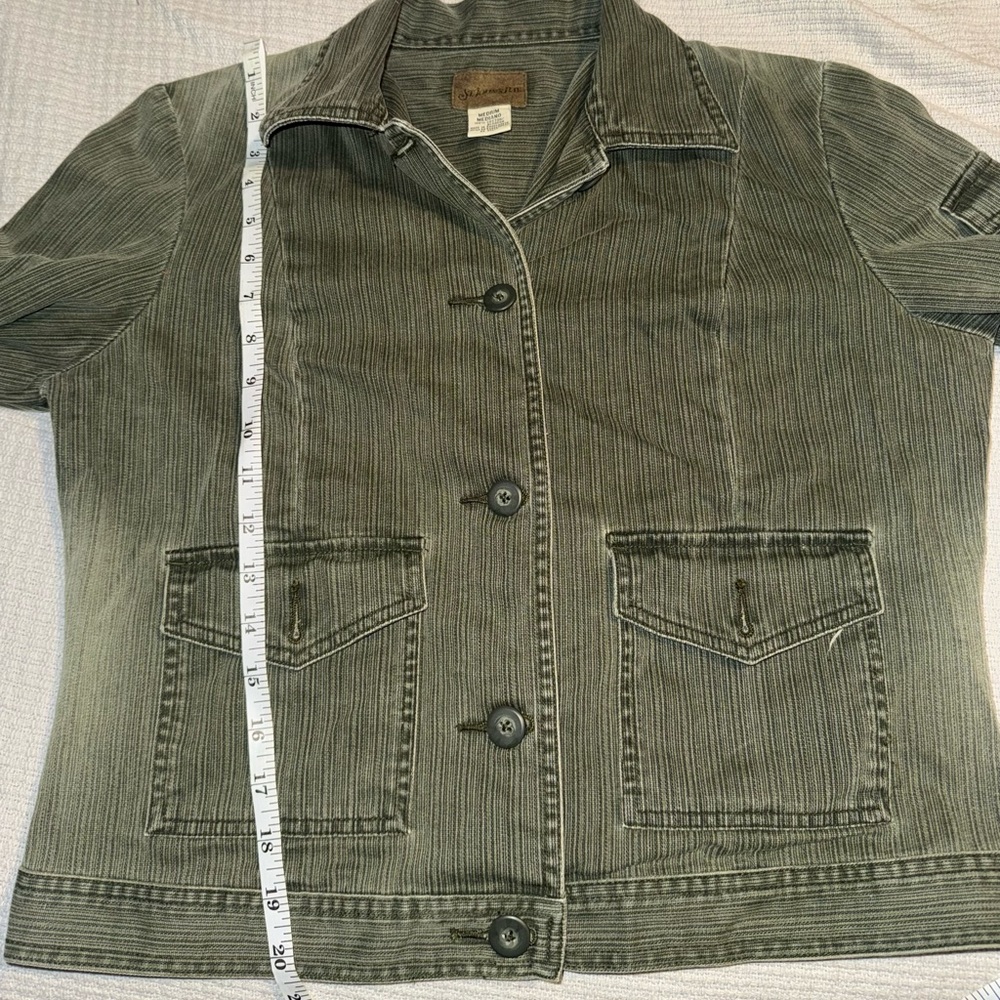 Stylish Olive Green Jacket - Picture 10 of 10